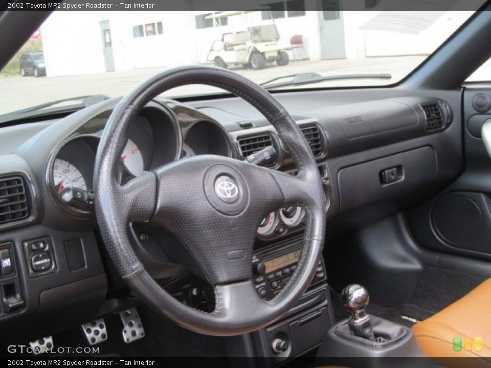 Tan Interior Dashboard for the 2002 Toyota MR2 Spyder Roadster #70140836