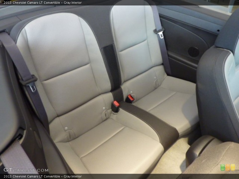 Gray Interior Rear Seat for the 2013 Chevrolet Camaro LT Convertible #70141127