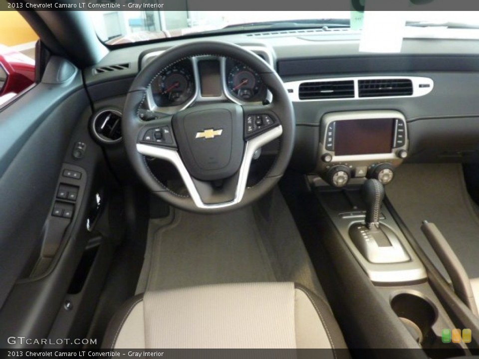 Gray Interior Dashboard for the 2013 Chevrolet Camaro LT Convertible #70141145