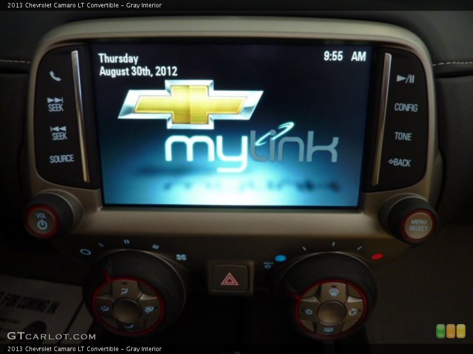 Gray Interior Controls for the 2013 Chevrolet Camaro LT Convertible #70141187