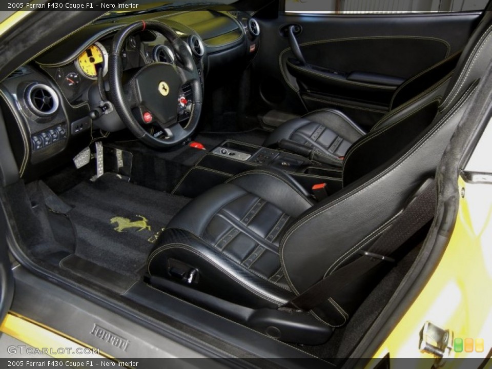 Nero 2005 Ferrari F430 Interiors
