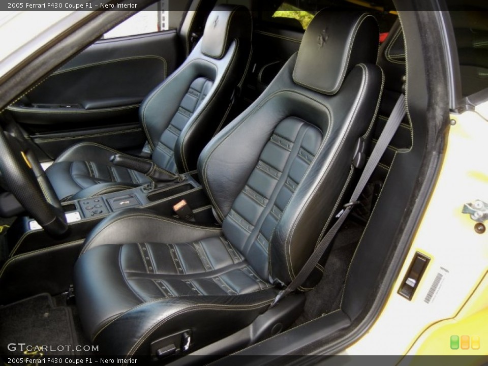 Nero Interior Front Seat for the 2005 Ferrari F430 Coupe F1 #70142687