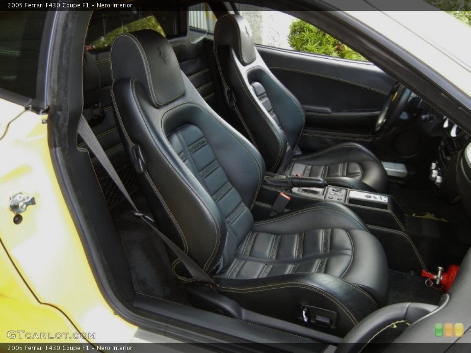 Nero Interior Front Seat for the 2005 Ferrari F430 Coupe F1 #70142714