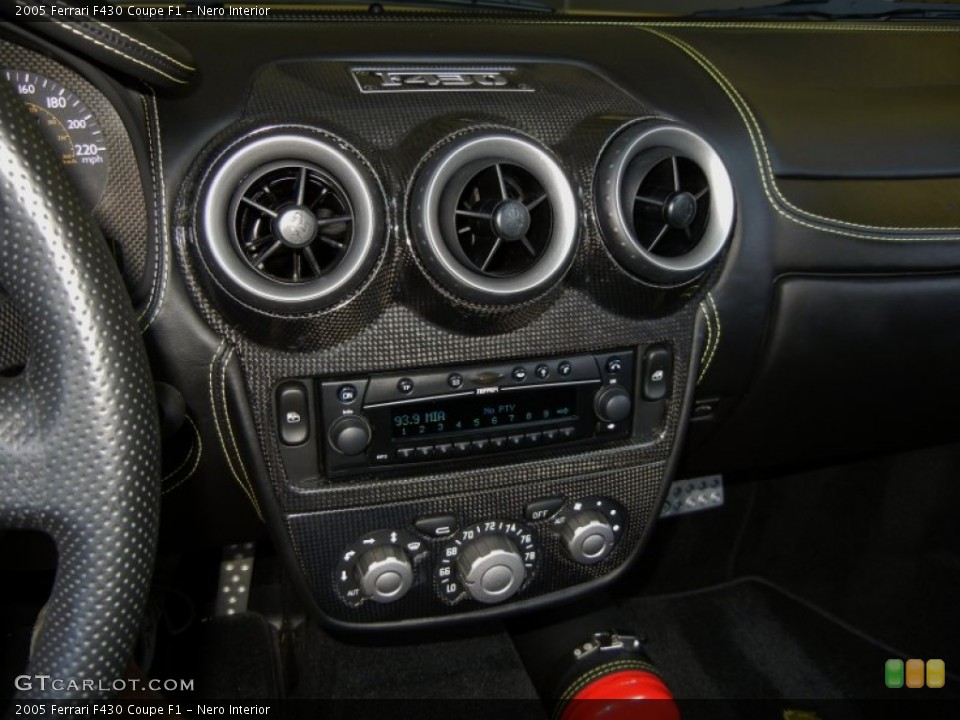 Nero Interior Controls for the 2005 Ferrari F430 Coupe F1 #70142810
