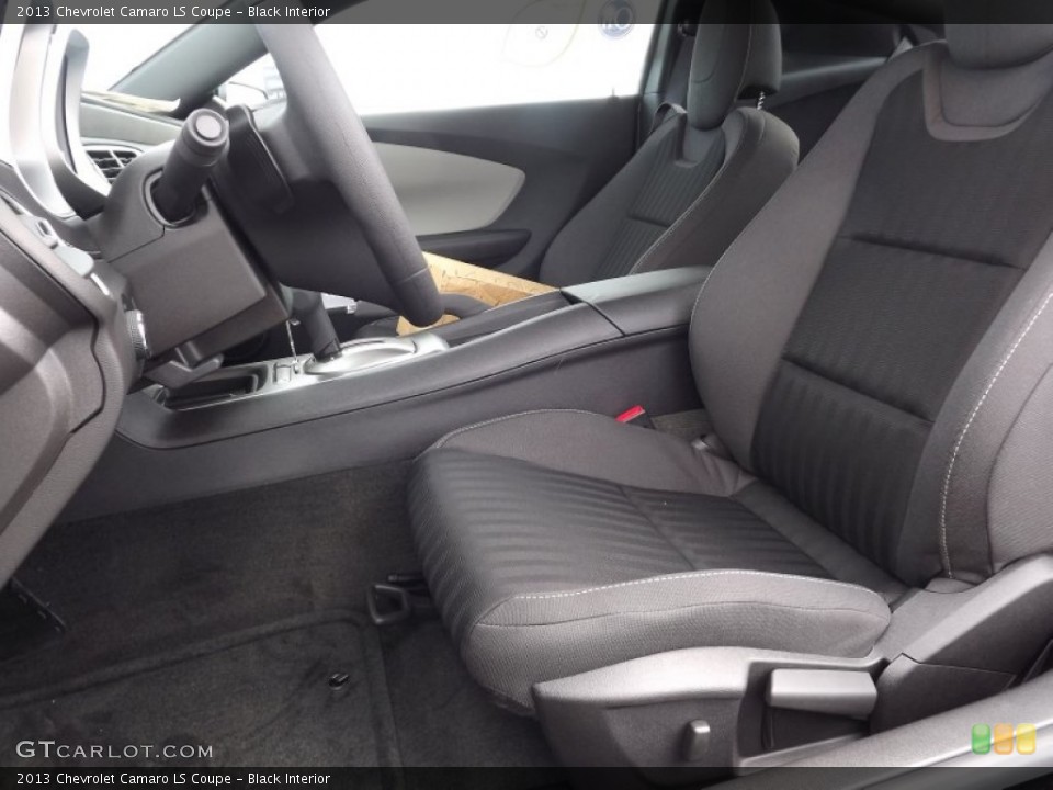 Black Interior Front Seat for the 2013 Chevrolet Camaro LS Coupe #70144019