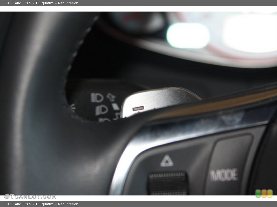Red Interior Controls for the 2012 Audi R8 5.2 FSI quattro #70144586
