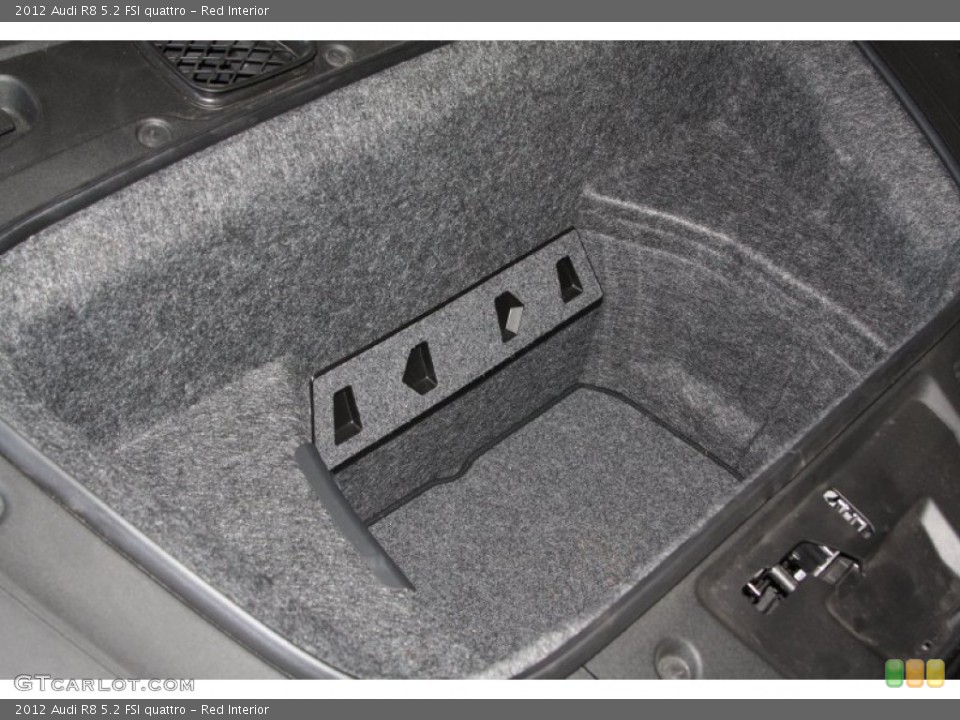 Red Interior Trunk for the 2012 Audi R8 5.2 FSI quattro #70144655