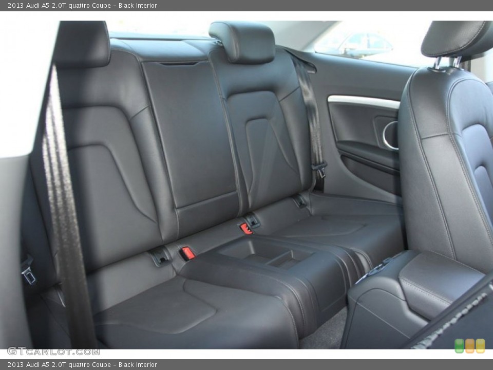 Black Interior Rear Seat for the 2013 Audi A5 2.0T quattro Coupe #70144886