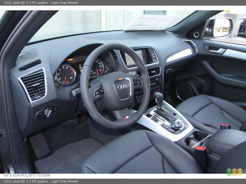 Light Gray Interior Prime Interior for the 2012 Audi Q5 3.2 FSI quattro  #70145444 | GTCarLot.com