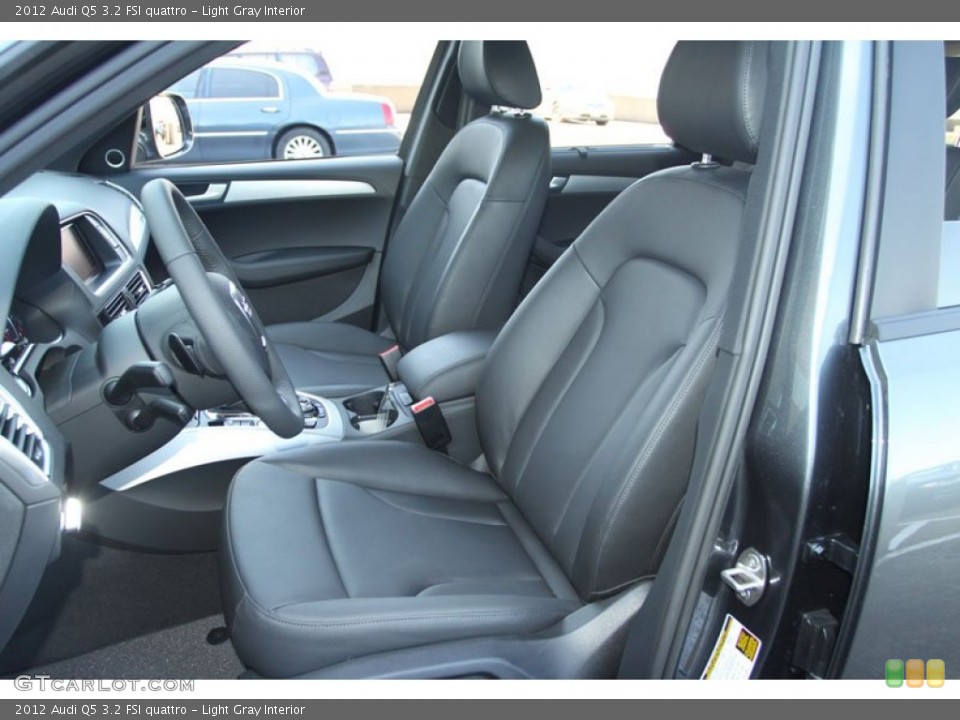 Light Gray Interior Front Seat for the 2012 Audi Q5 3.2 FSI quattro #70145453