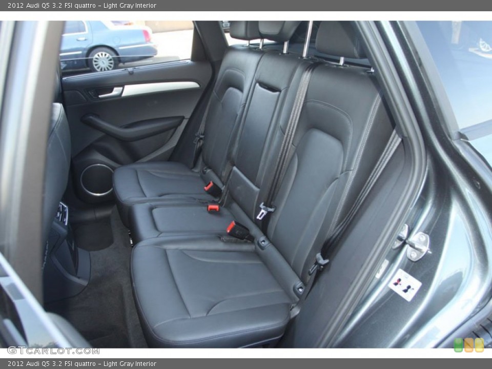 Light Gray Interior Rear Seat for the 2012 Audi Q5 3.2 FSI quattro #70145462