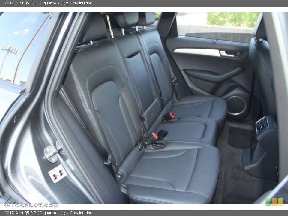 Light Gray Interior Rear Seat for the 2012 Audi Q5 3.2 FSI quattro #70145573