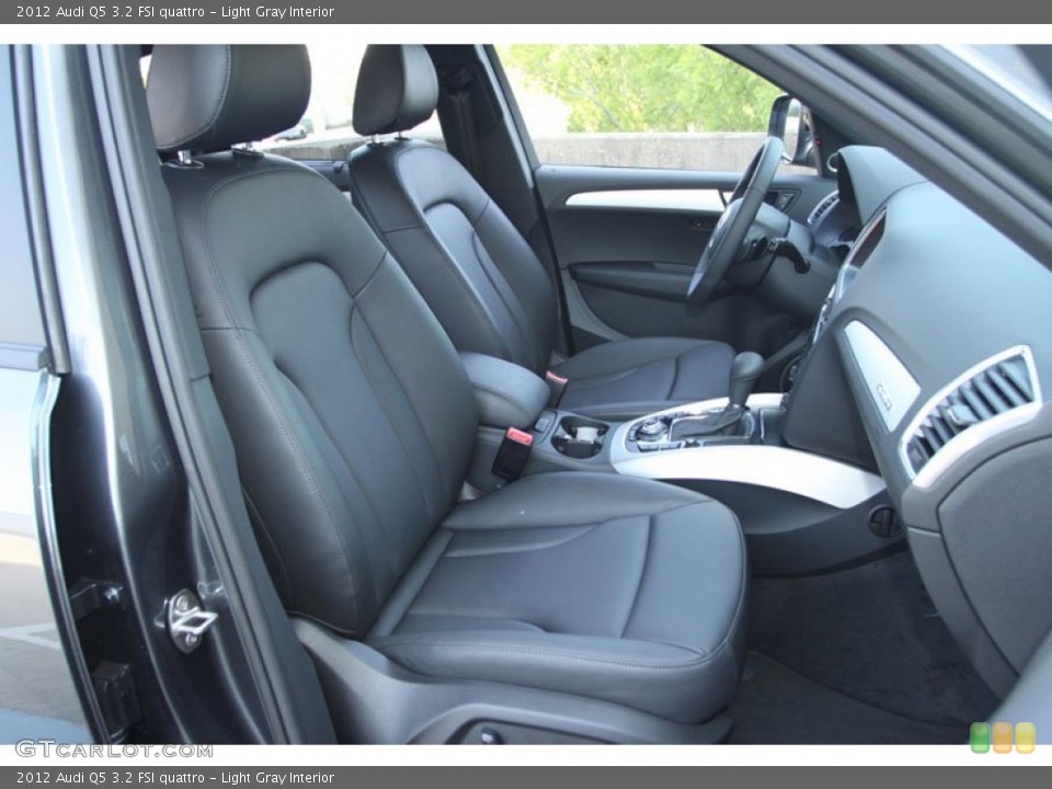 Light Gray Interior Front Seat for the 2012 Audi Q5 3.2 FSI quattro #70145591