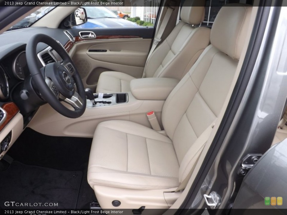 Black/Light Frost Beige Interior Photo for the 2013 Jeep Grand Cherokee Limited #70145999
