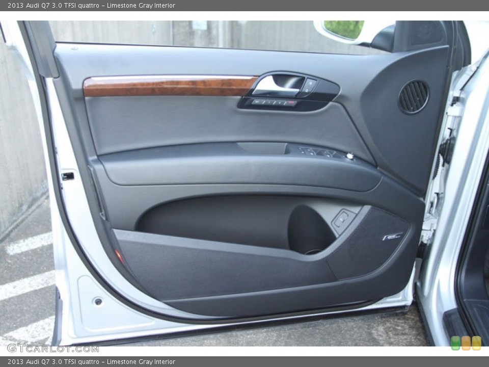 Limestone Gray Interior Door Panel for the 2013 Audi Q7 3.0 TFSI quattro #70146179