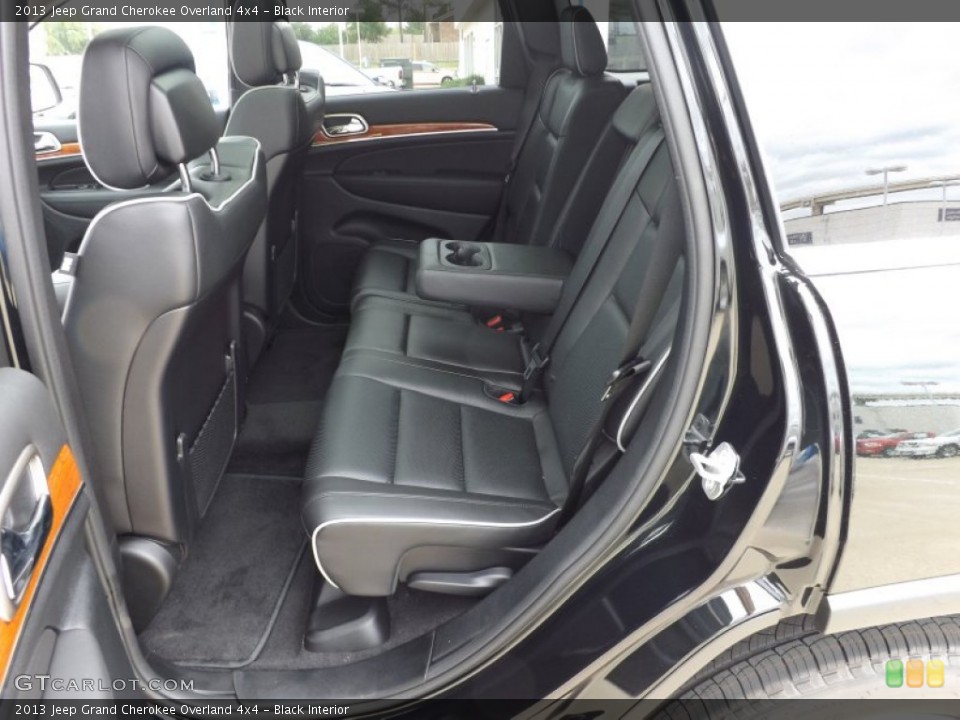 Black Interior Rear Seat for the 2013 Jeep Grand Cherokee Overland 4x4 #70146269