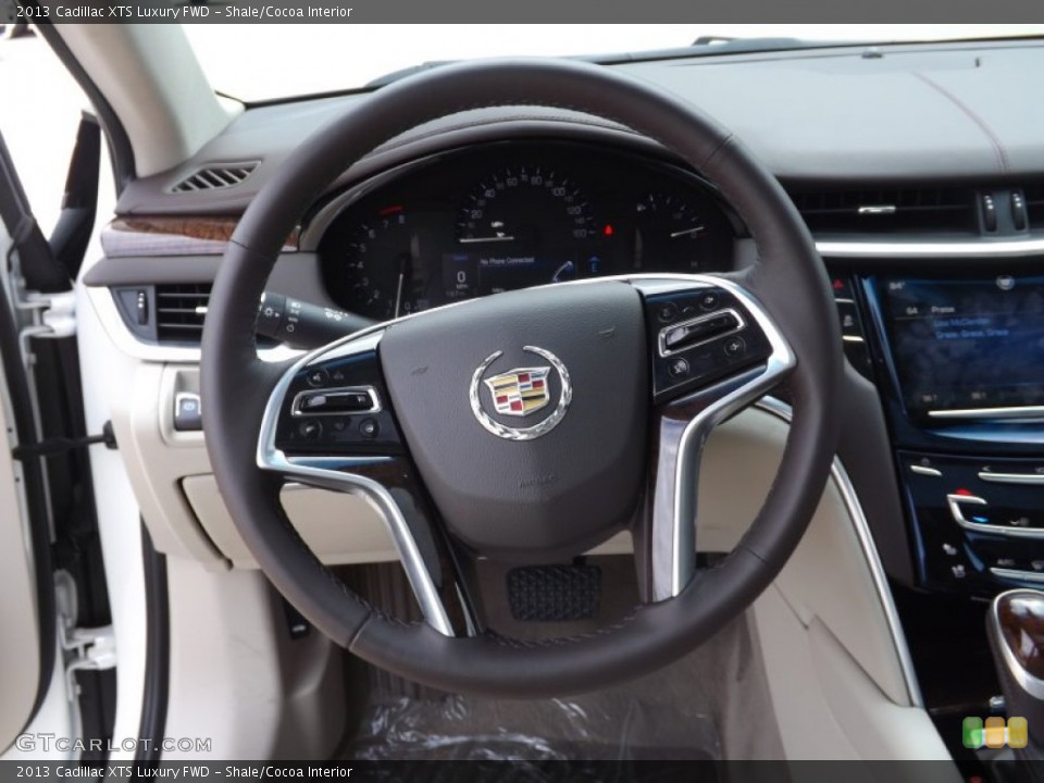 Shale/Cocoa Interior Steering Wheel for the 2013 Cadillac XTS Luxury FWD #70146713