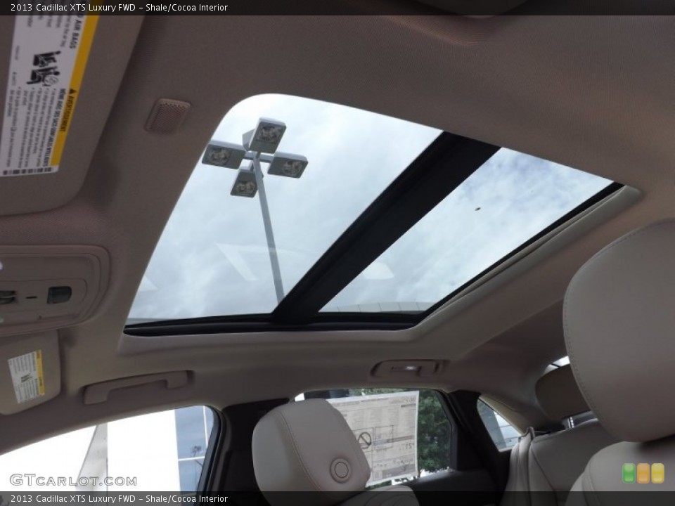 Shale/Cocoa Interior Sunroof for the 2013 Cadillac XTS Luxury FWD #70146722