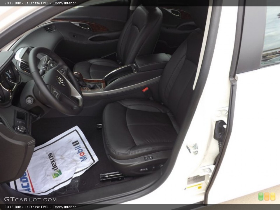 Ebony Interior Front Seat for the 2013 Buick LaCrosse FWD #70146998