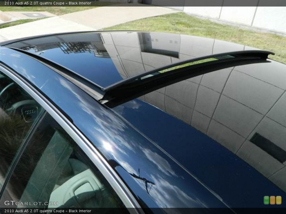 Black Interior Sunroof for the 2010 Audi A5 2.0T quattro Coupe #70147431