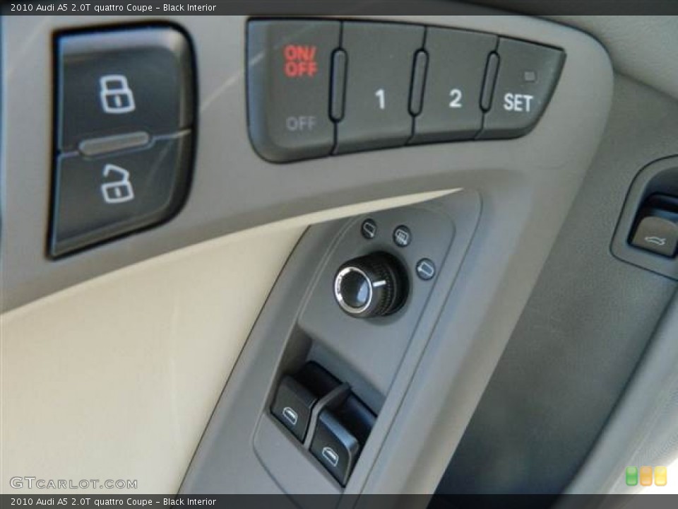 Black Interior Controls for the 2010 Audi A5 2.0T quattro Coupe #70147499