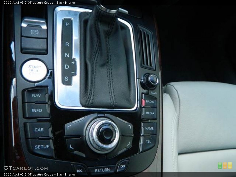 Black Interior Controls for the 2010 Audi A5 2.0T quattro Coupe #70147556