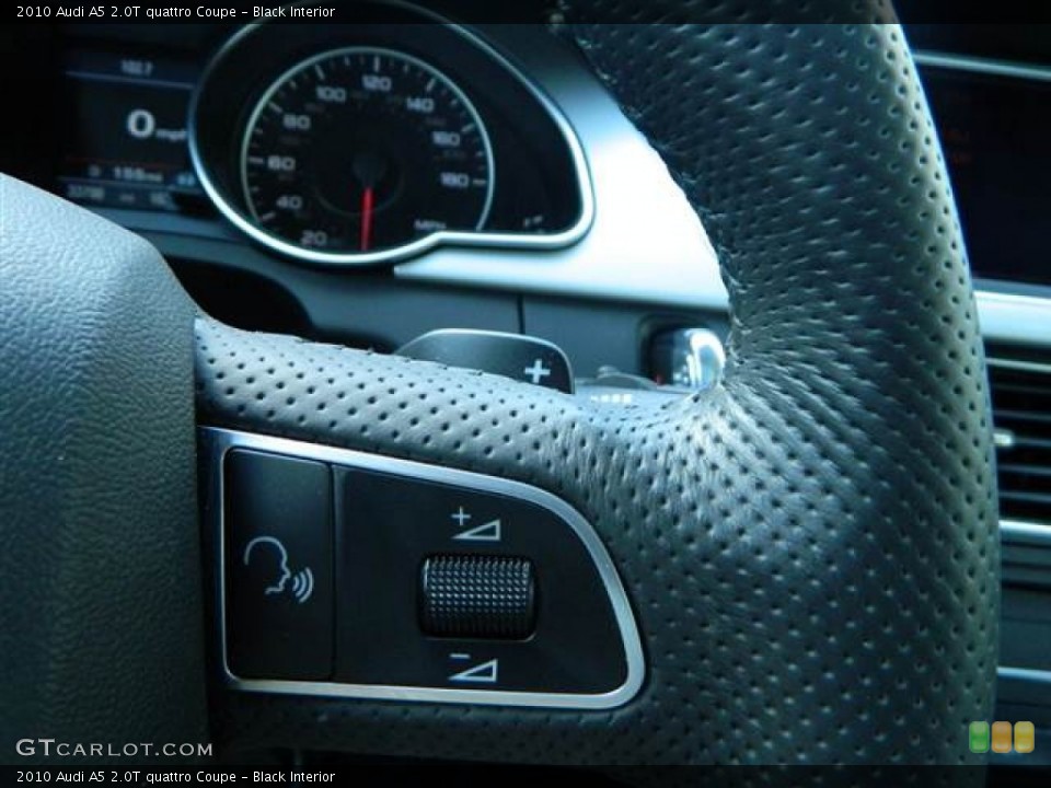 Black Interior Controls for the 2010 Audi A5 2.0T quattro Coupe #70147586