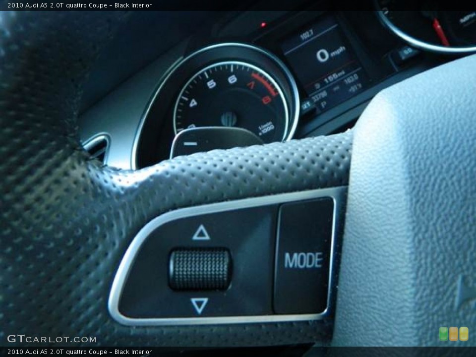 Black Interior Controls for the 2010 Audi A5 2.0T quattro Coupe #70147595