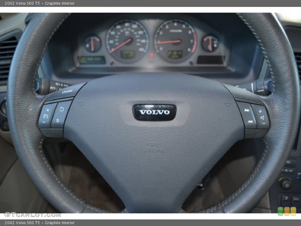 Graphite Interior Steering Wheel for the 2002 Volvo S60 T5 #70148120