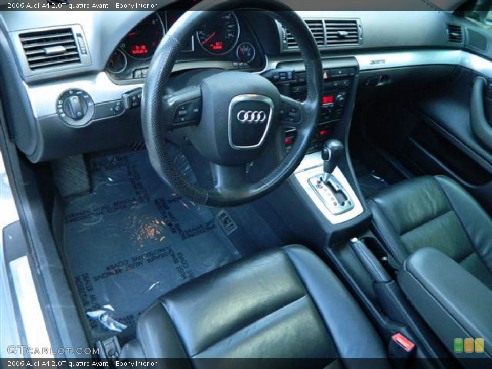 Ebony Interior Prime Interior for the 2006 Audi A4 2.0T quattro Avant #70148513