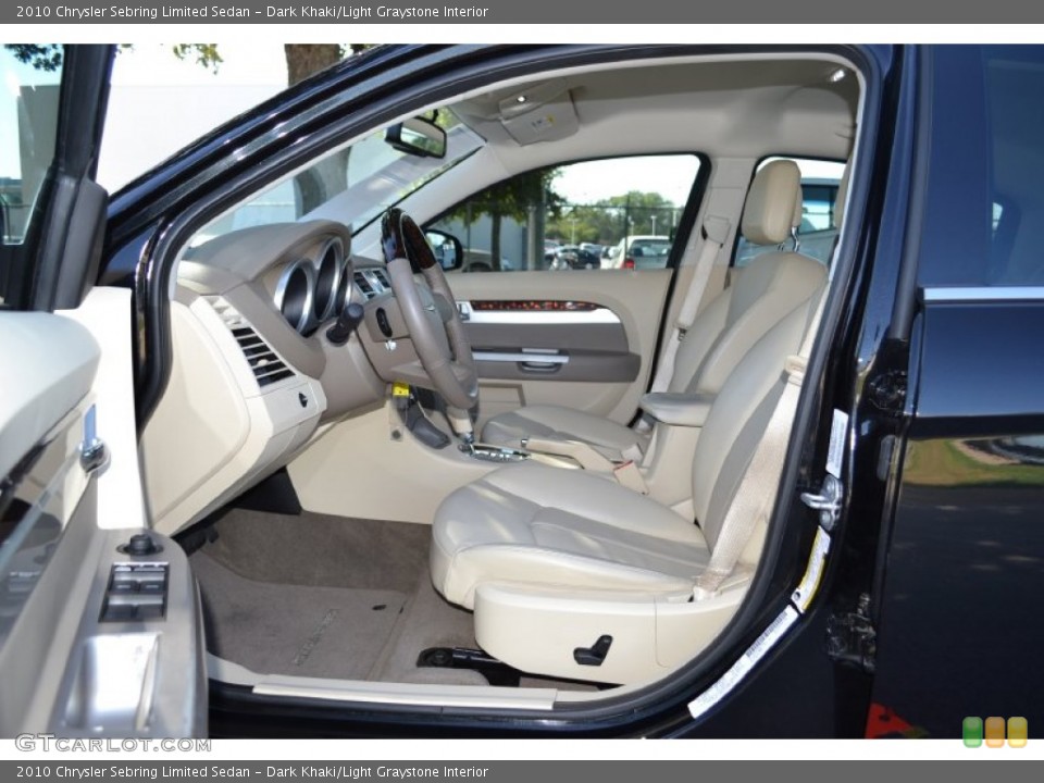 Dark Khaki/Light Graystone Interior Photo for the 2010 Chrysler Sebring Limited Sedan #70148903
