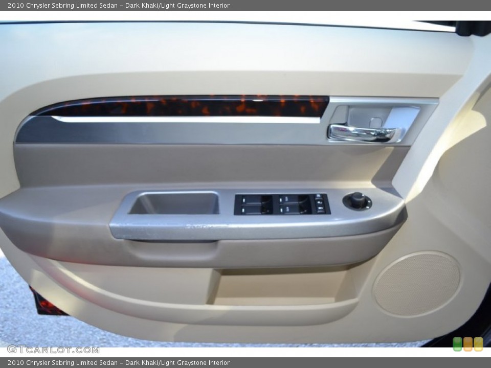 Dark Khaki/Light Graystone Interior Door Panel for the 2010 Chrysler Sebring Limited Sedan #70148938