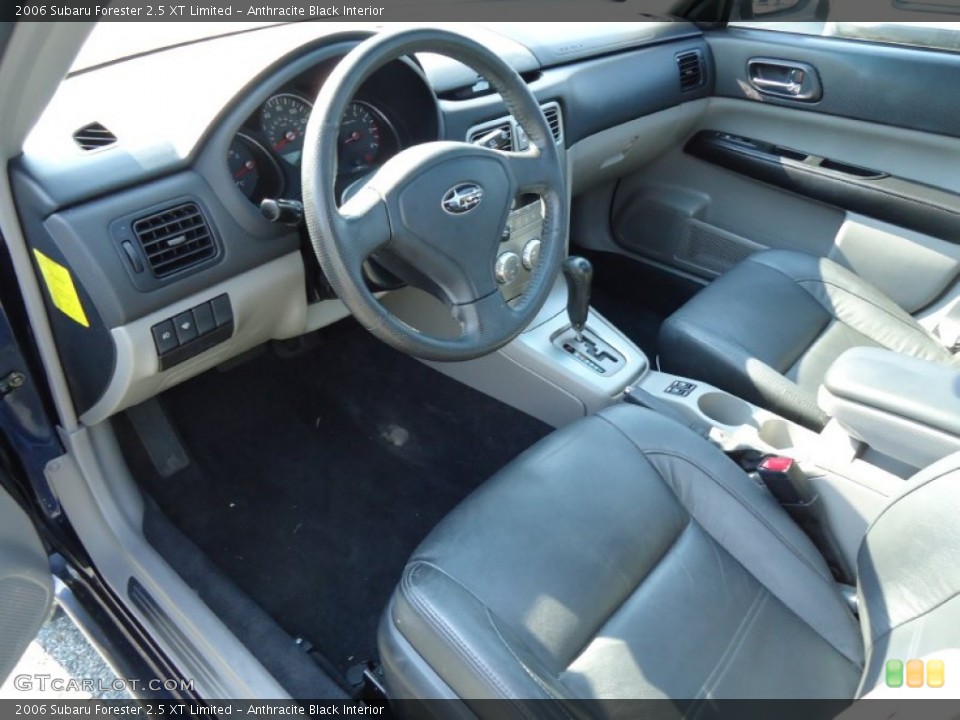 Anthracite Black 2006 Subaru Forester Interiors