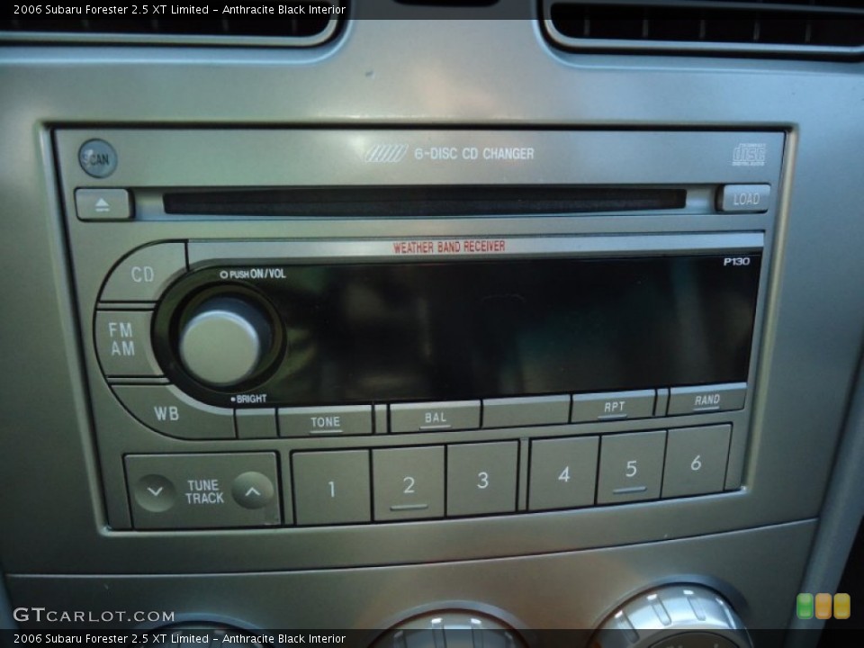 Anthracite Black Interior Audio System for the 2006 Subaru Forester 2.5 XT Limited #70149455