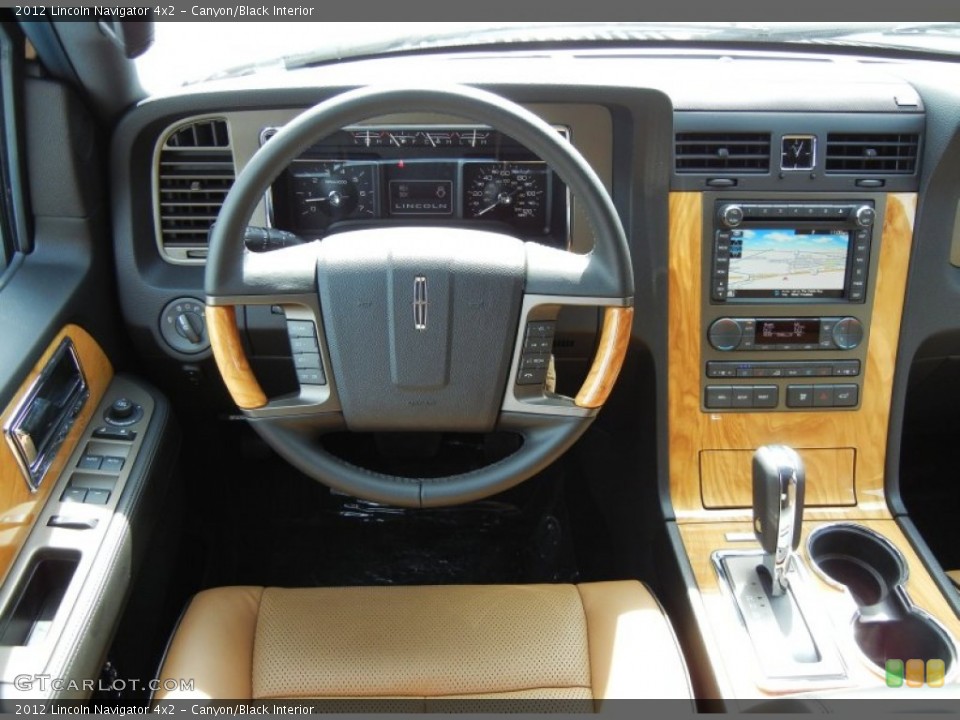 Canyon/Black Interior Dashboard for the 2012 Lincoln Navigator 4x2 #70150738