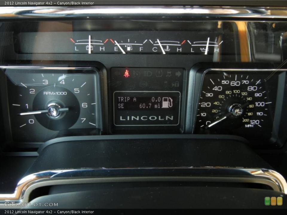 Canyon/Black Interior Gauges for the 2012 Lincoln Navigator 4x2 #70150747