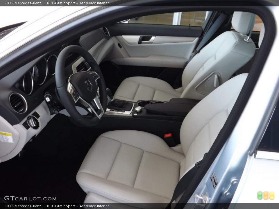 Ash/Black Interior Photo for the 2013 Mercedes-Benz C 300 4Matic Sport #70151366