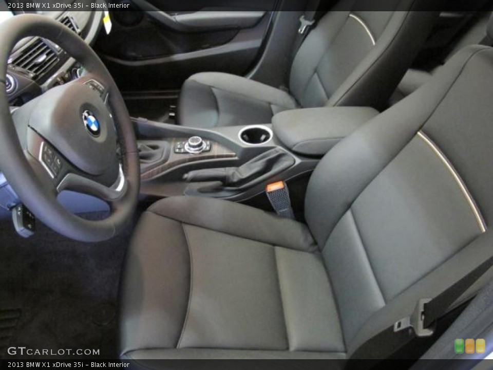 Black Interior Front Seat for the 2013 BMW X1 xDrive 35i #70153550