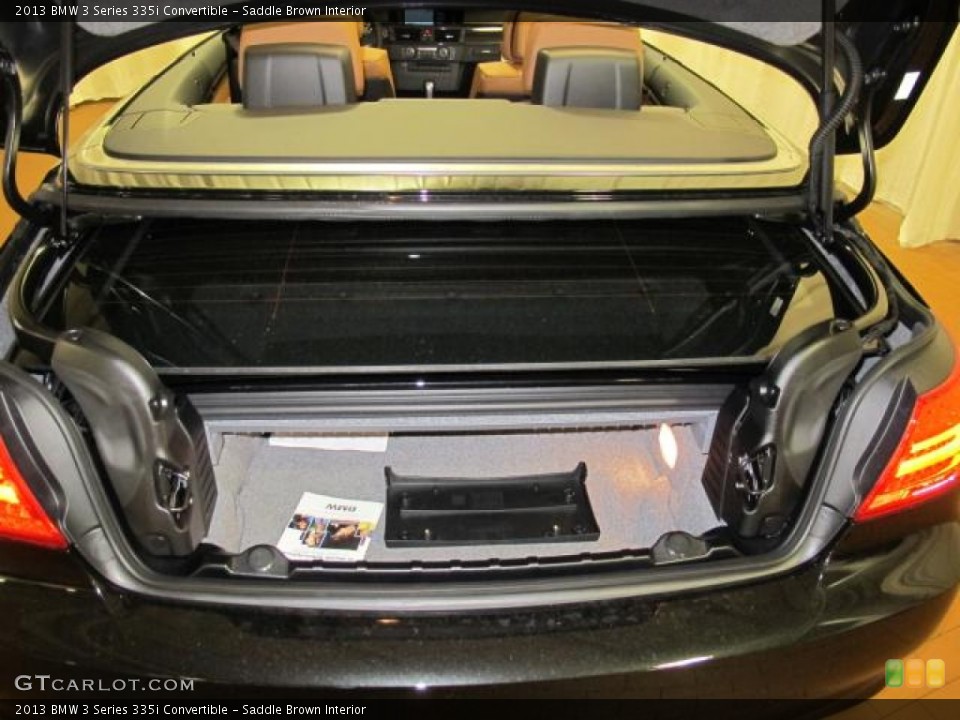 Saddle Brown Interior Trunk for the 2013 BMW 3 Series 335i Convertible #70153817