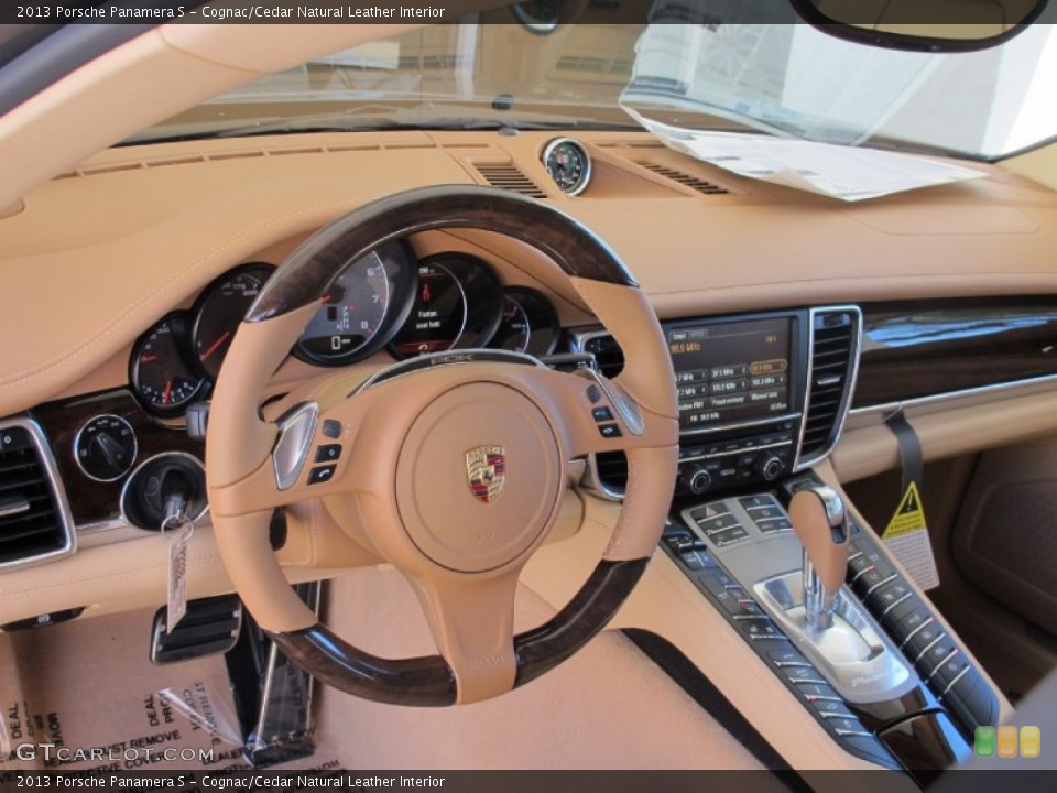Cognac/Cedar Natural Leather Interior Dashboard for the 2013 Porsche Panamera S #70155479