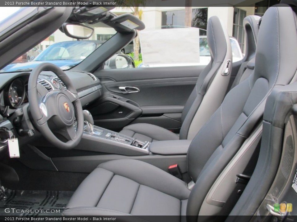 Black Interior Photo for the 2013 Porsche Boxster  #70155542