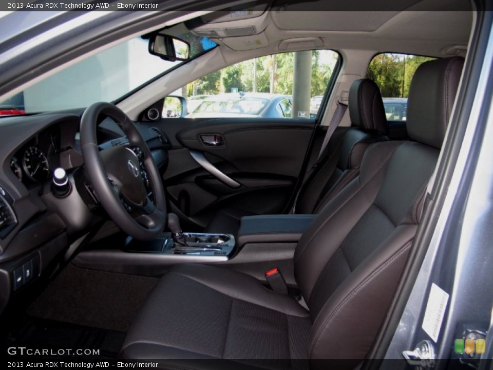 Ebony Interior Front Seat for the 2013 Acura RDX Technology AWD #70155782