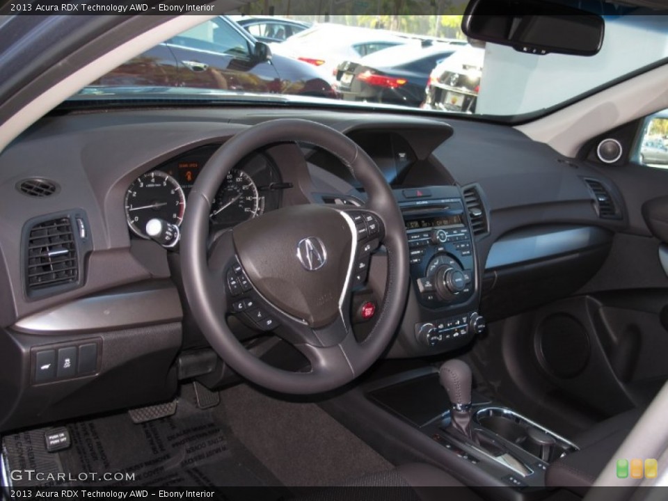 Ebony Interior Dashboard for the 2013 Acura RDX Technology AWD #70155789