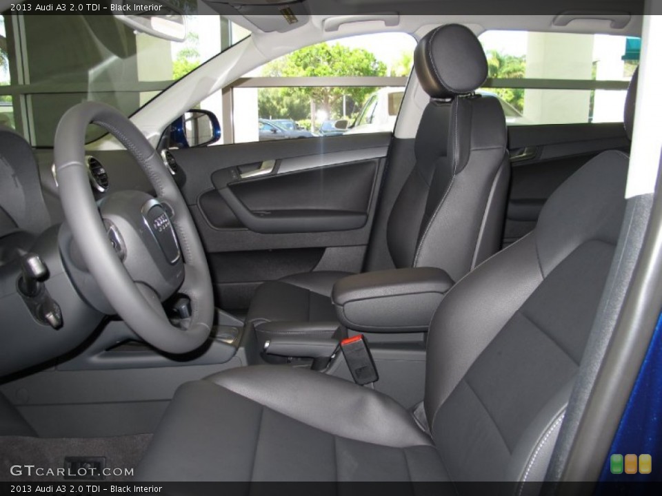 Black Interior Front Seat for the 2013 Audi A3 2.0 TDI #70156028
