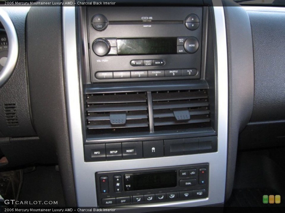 Charcoal Black Interior Controls for the 2006 Mercury Mountaineer Luxury AWD #70158089
