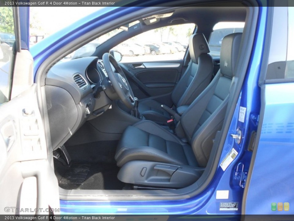Titan Black Interior Photo for the 2013 Volkswagen Golf R 4 Door 4Motion #70160189