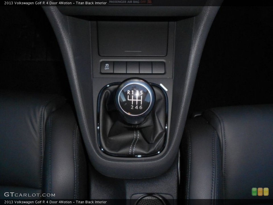 Titan Black Interior Transmission for the 2013 Volkswagen Golf R 4 Door 4Motion #70160255