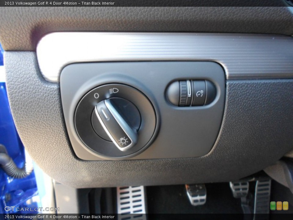 Titan Black Interior Controls for the 2013 Volkswagen Golf R 4 Door 4Motion #70160278