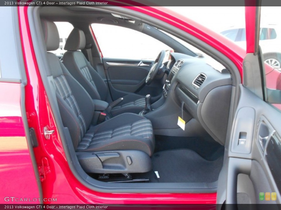 Interlagos Plaid Cloth Interior Photo for the 2013 Volkswagen GTI 4 Door #70160574