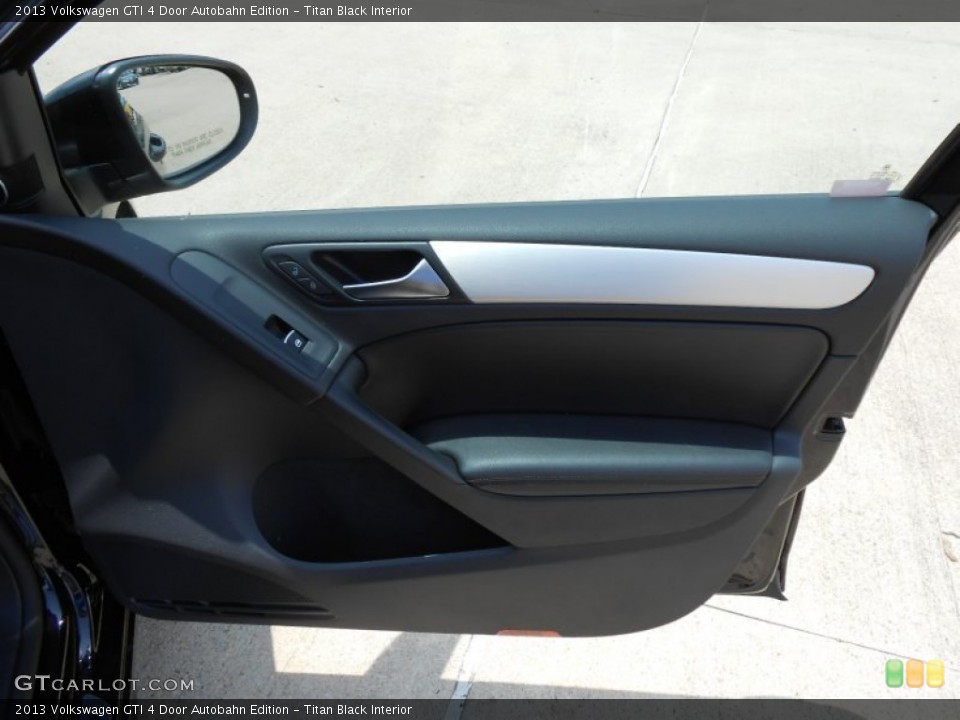 Titan Black Interior Door Panel for the 2013 Volkswagen GTI 4 Door Autobahn Edition #70161236